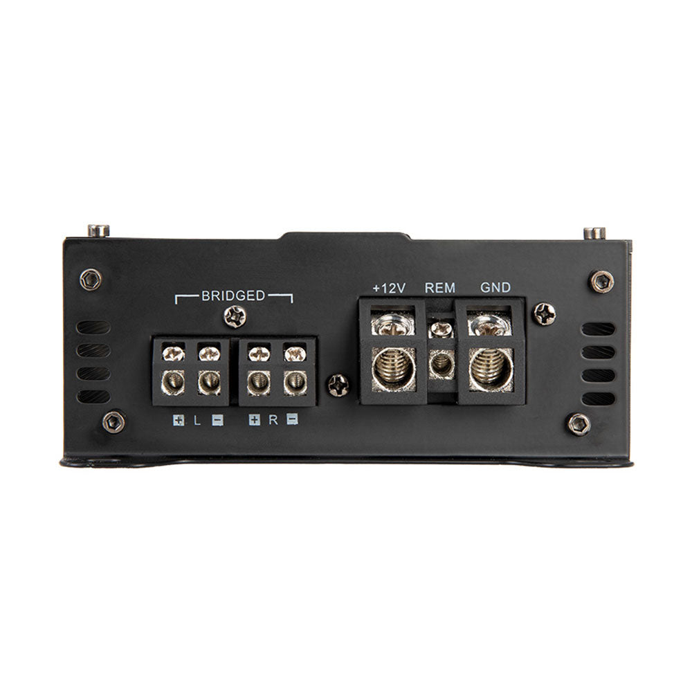 Power Acoustik SB2.2000D SABER Series 5 Inch 330W x 2 RMS 2000W Max Power @2Ohms 2 Channel Class D Car Amplifier - High Performance Audio for Cars, Trucks & SUVs - Perfect for Bass Boost & Sound System Upgrades