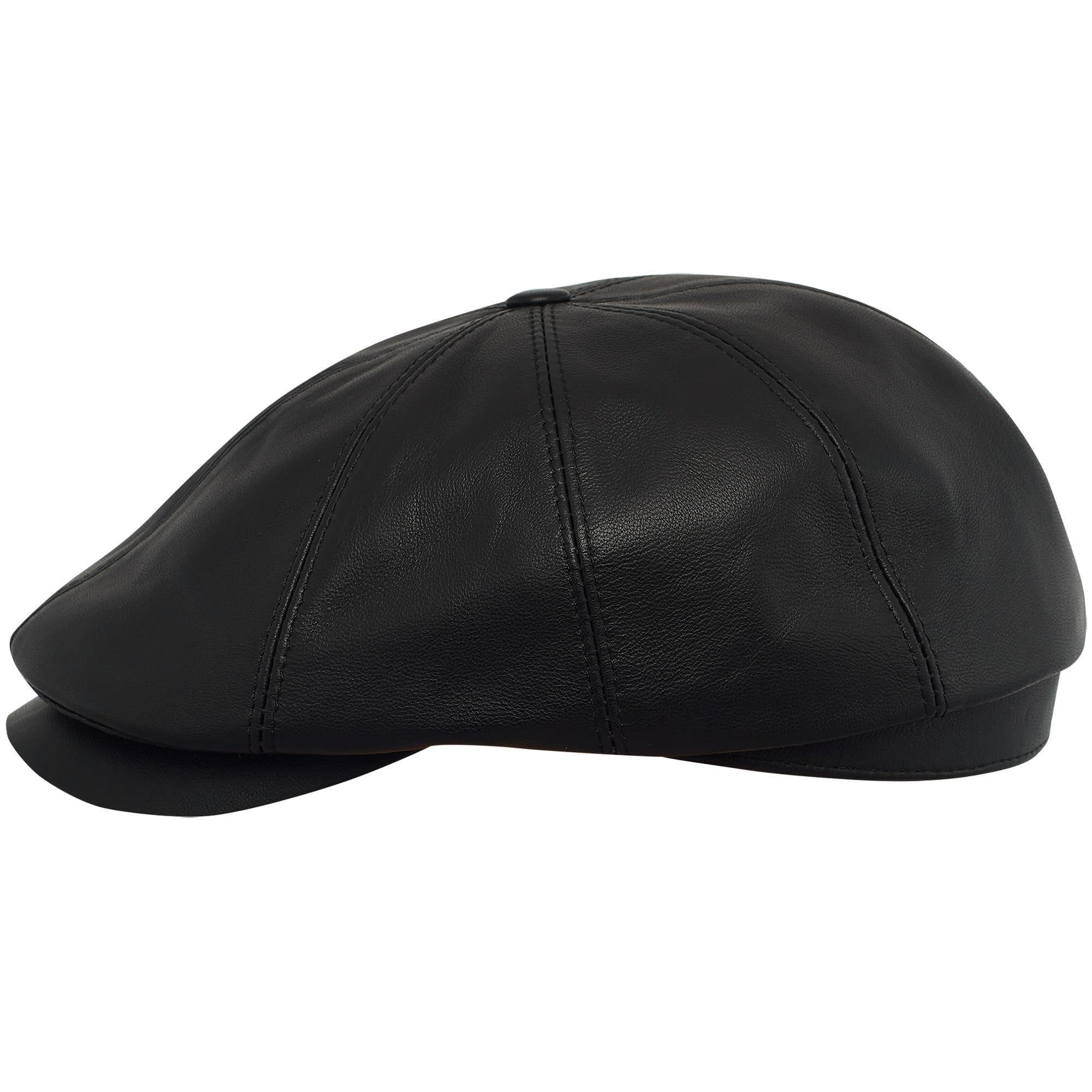 Sterkowski Tony Newsboy Cap - Genuine Leather Driving Cap for Men & Women | Vintage Gatsby Style, Breathable & Comfortable | Perfect for Casual Wear, Driving, and Outdoor Activities