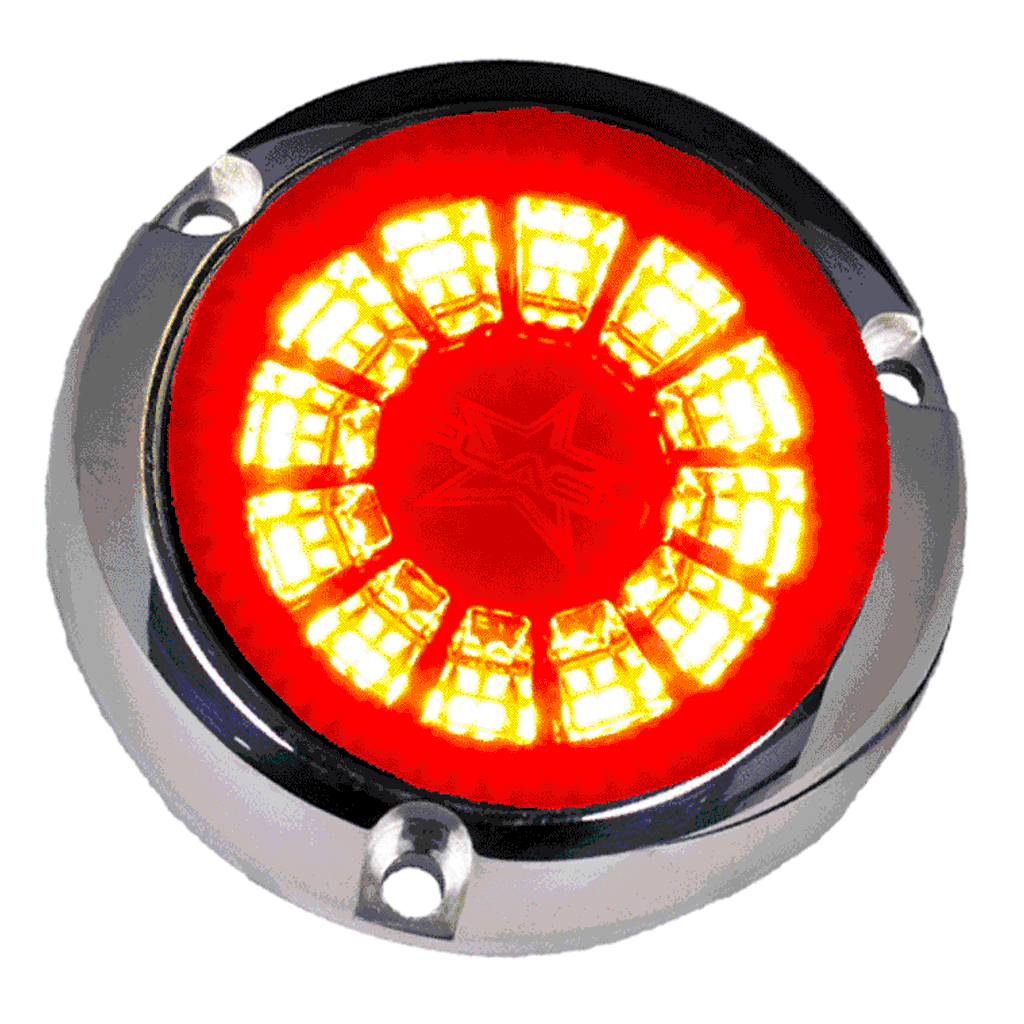 EPIK Underwater Transom Light - Red & White LED Boat Lights for Night Fishing, Docking & Water Sports | Marine Grade Waterproof Lighting for Boats, Yachts & Kayaks