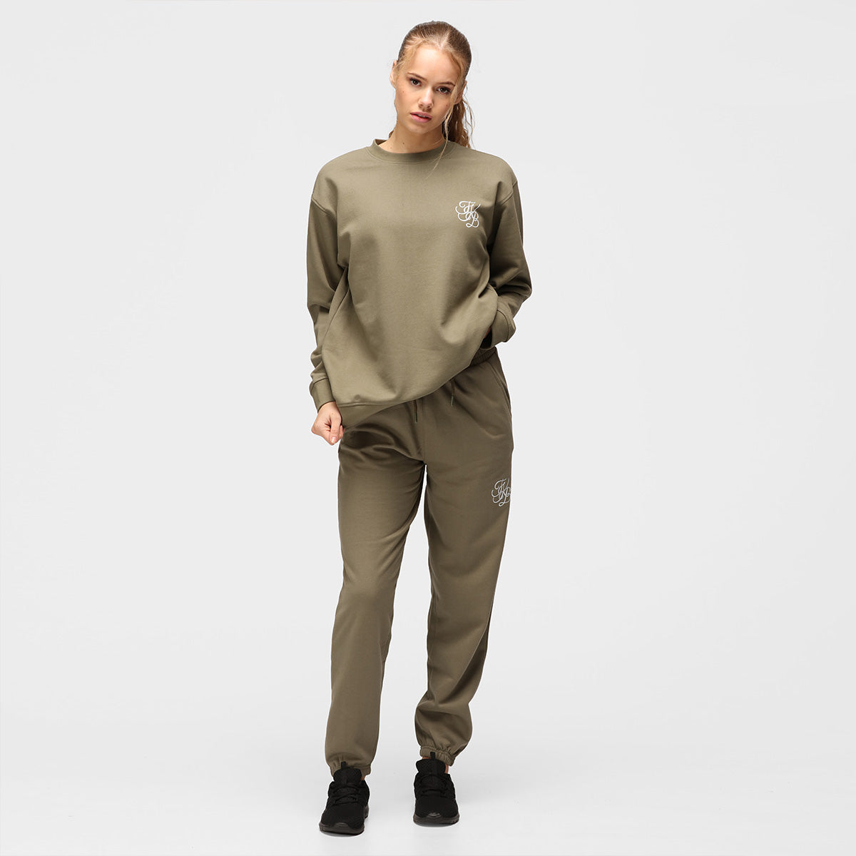 TKB Khaki Unisex Joggers - Comfortable Casual Sweatpants for Men & Women | Perfect for Lounge, Gym, and Everyday Wear
