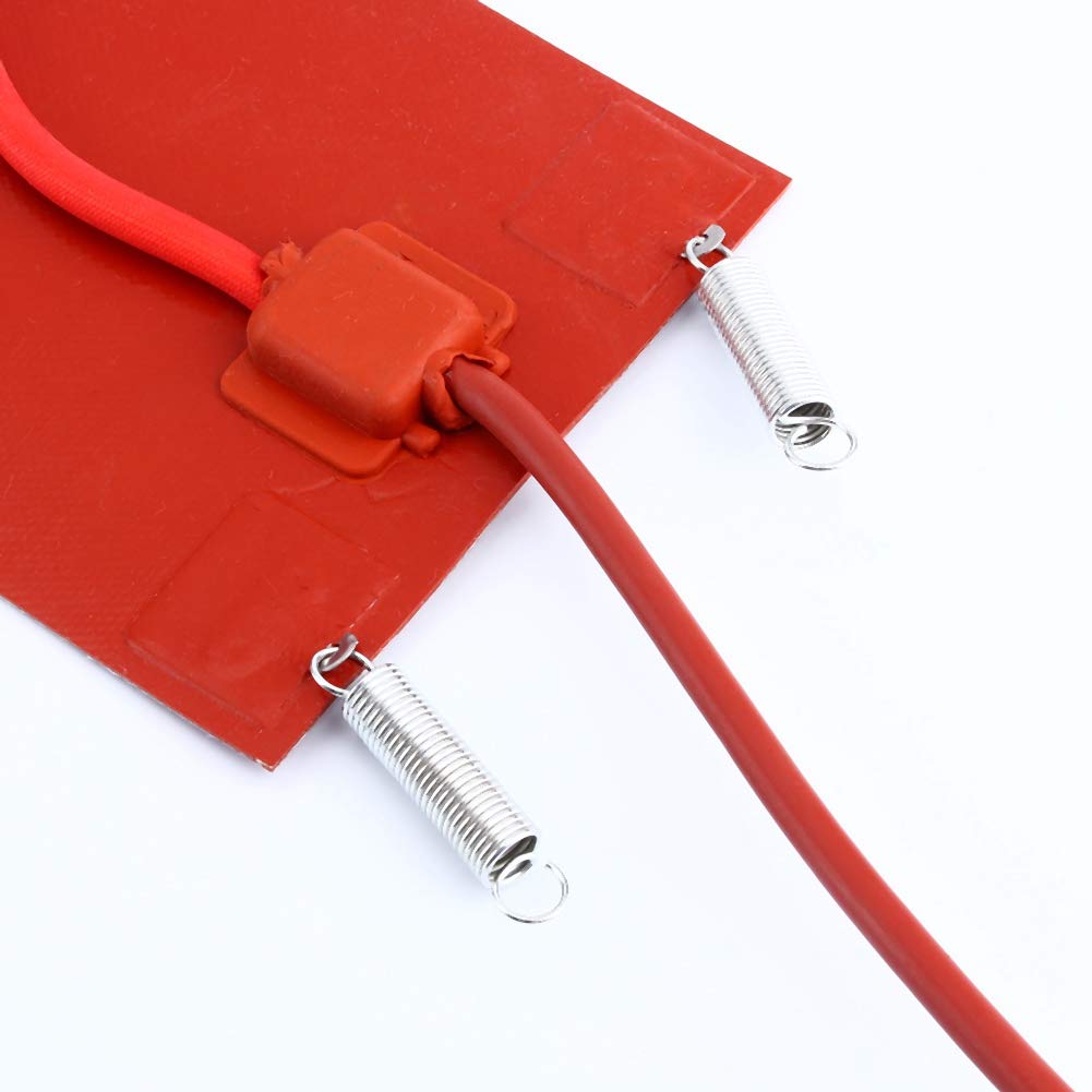 200L/55 Gallon 1000W Barrel Heater - Silicone Rubber Heating Blanket for Metal Oil Drums & Heavy-Duty Pails (110V US Plug) - Ideal for Industrial, Chemical & Food Processing Applications