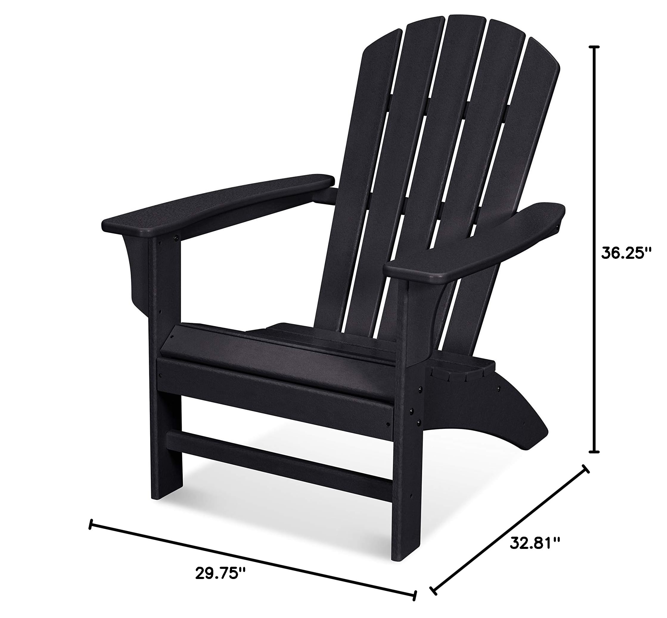 Premium Trex Yacht Club Adirondack Chair - Weather-Resistant Outdoor Furniture for Patio, Poolside & Garden Relaxation