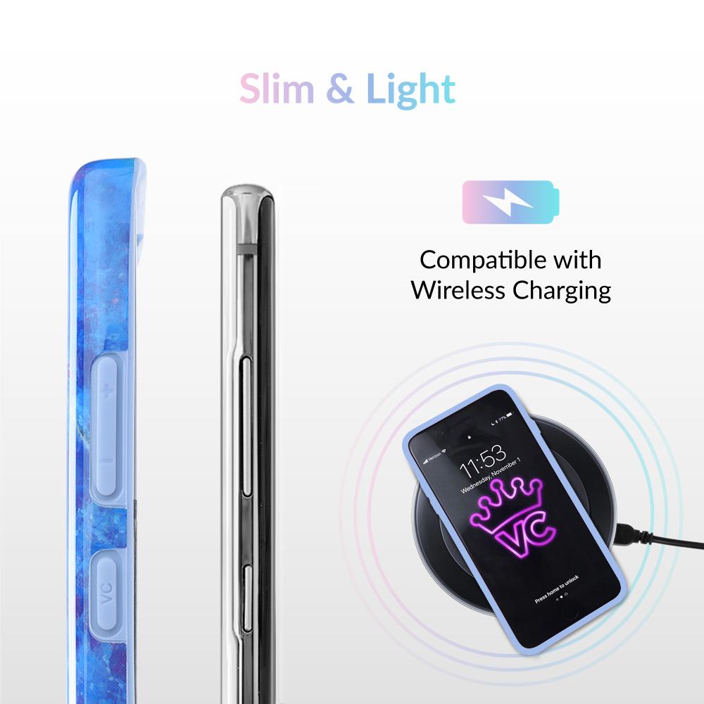 Blue Opal Samsung Galaxy Case - Protective Phone Cover with Premium Design for Galaxy S21/S22/S23 - Perfect for Everyday Use & Gifts