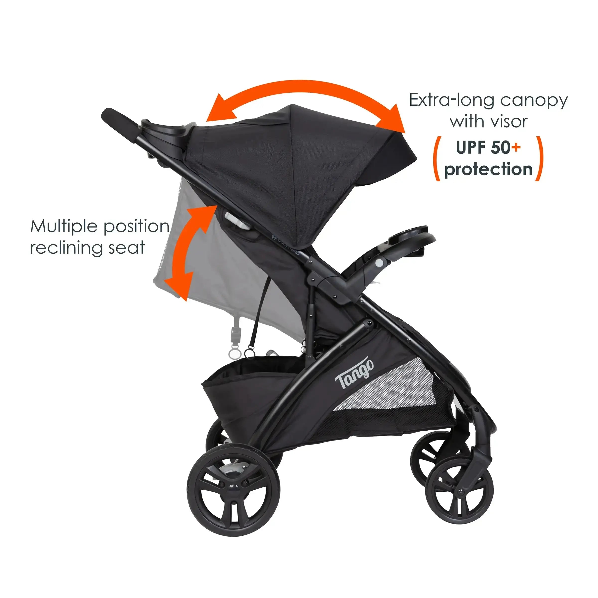 Tango Stroller - Lightweight Compact Baby Stroller for Travel & Everyday Use | Easy Fold, Comfortable Ride | Perfect for Shopping, Walks & Airports