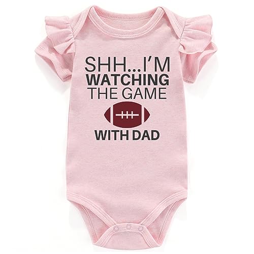 I'm Watching Game With Dad Pink