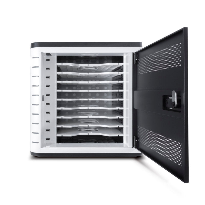10-Bay Smart Charging Cabinet for Android & iPad - Sync & Charge with Combination Lock | Secure Device Storage for Schools, Offices & Retail Stores