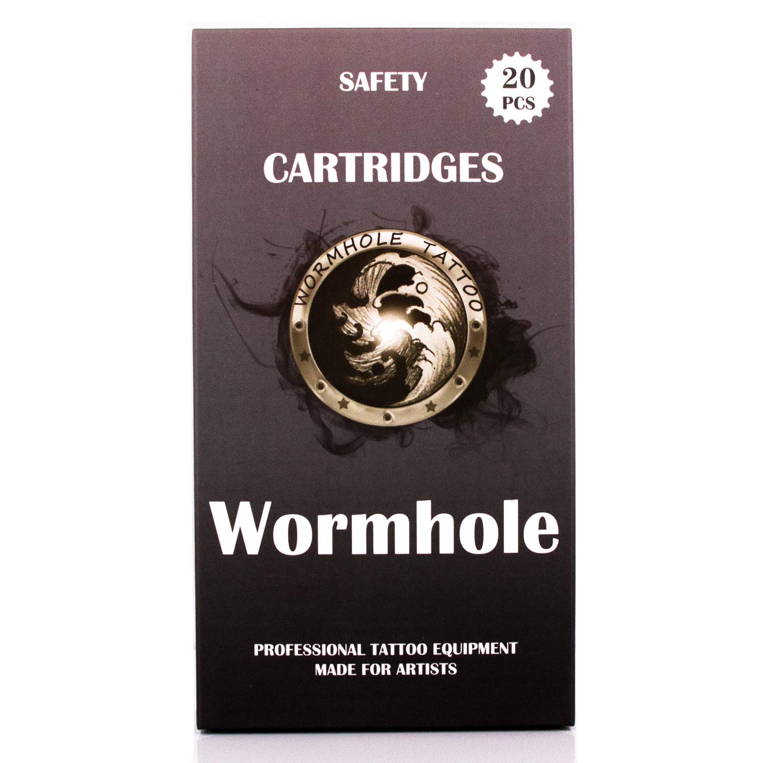 Wormhole Tattoo Cartridge Needles - 5RM 20PCS Disposable Curved Magnum Needles for Tattoo Pen & Machine | Professional Tattoo Supplies (1205RM) | Perfect for Lining, Shading & Coloring in Tattoo Studios