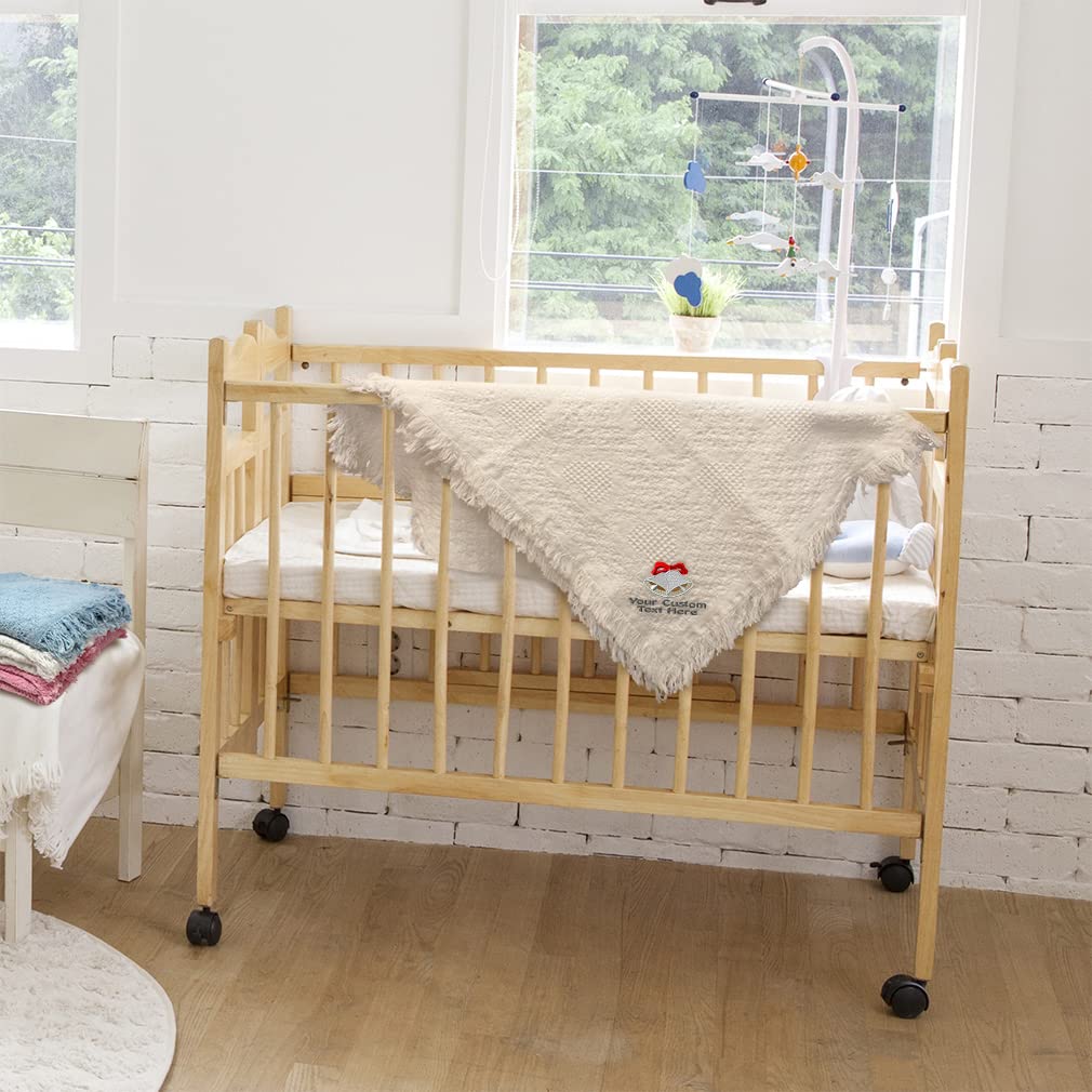 Soft Cotton Baby Blankets for Boys & Girls - Christmas Bell Nursery Bedding Set - Cozy & Breathable for Crib, Stroller, and Swaddle - Perfect Gift for Newborns