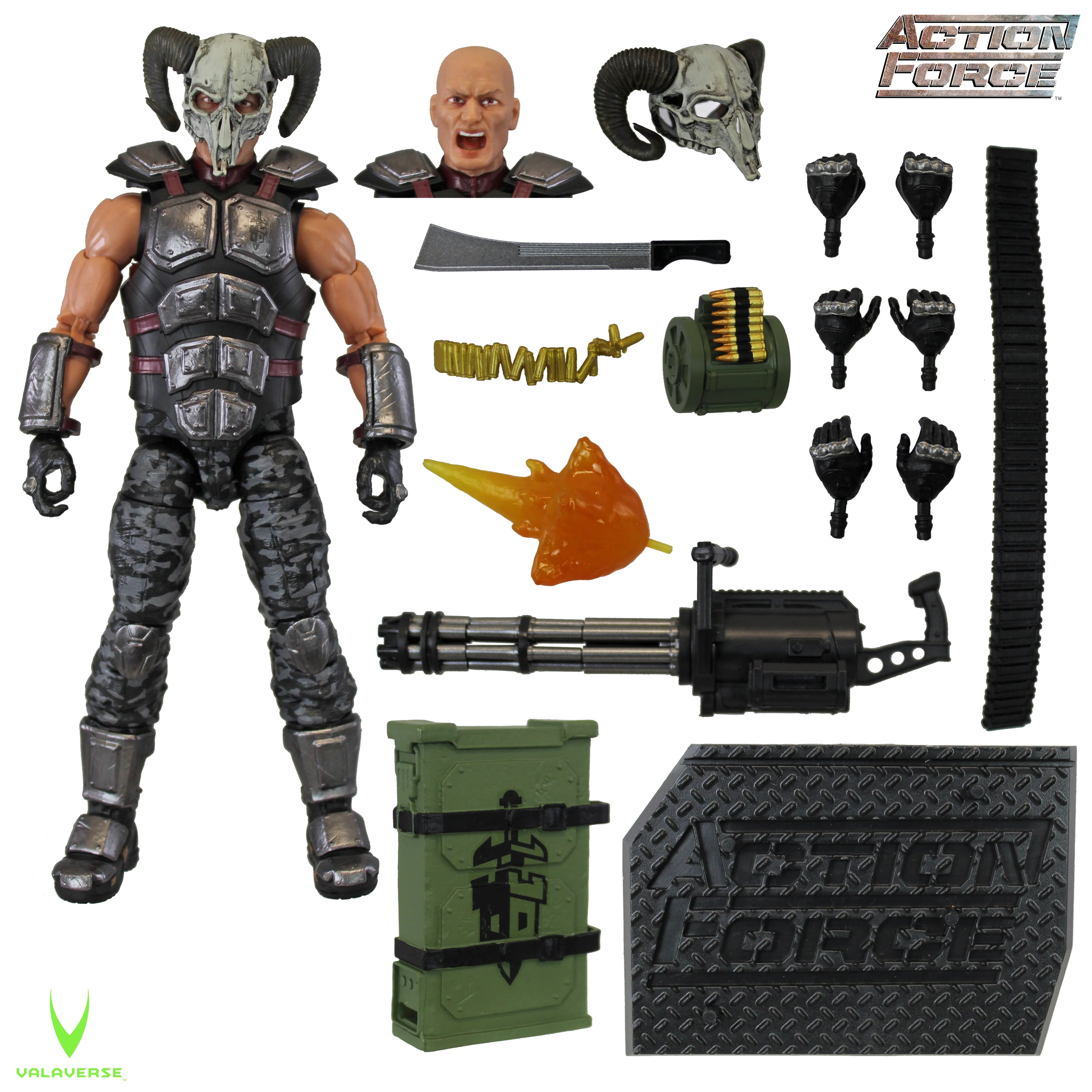 Bone Collector V2 Action Figure - 1/12 Scale Military Collectible Toy for Action Force Series | Perfect for Display, Photography & Action Figure Enthusiasts