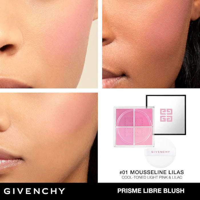 Givenchy Prisme Libre Loose Powder Blush - 12H Radiance & Long-Lasting Wear for Flawless Makeup | Perfect for Day to Night Glow & Special Occasions