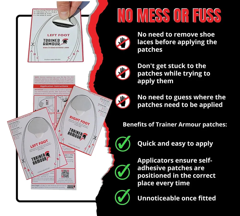 Big Toe Hole Preventer for Running Shoes - Anti-Friction Socks & Toe Protector for Athletes - Perfect for Marathon, Gym & High-Impact Sports