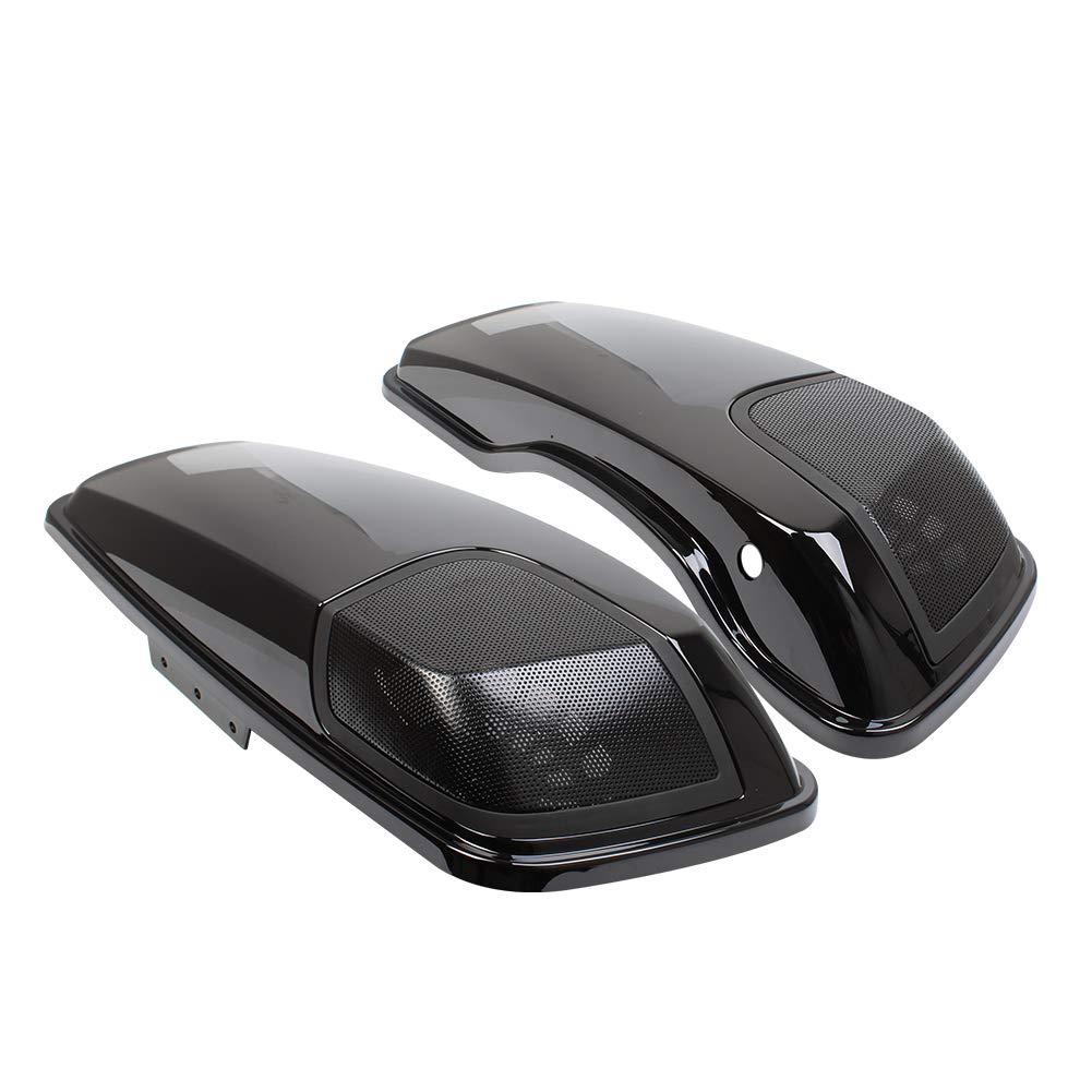 5x7 Saddlebag Speaker Lids for Harley Davidson Touring Road King Electra Street Glide 2014-2019 - Replacement Speaker Covers for Motorcycle Audio Upgrade - Perfect for Long Rides & Custom Bike Builds