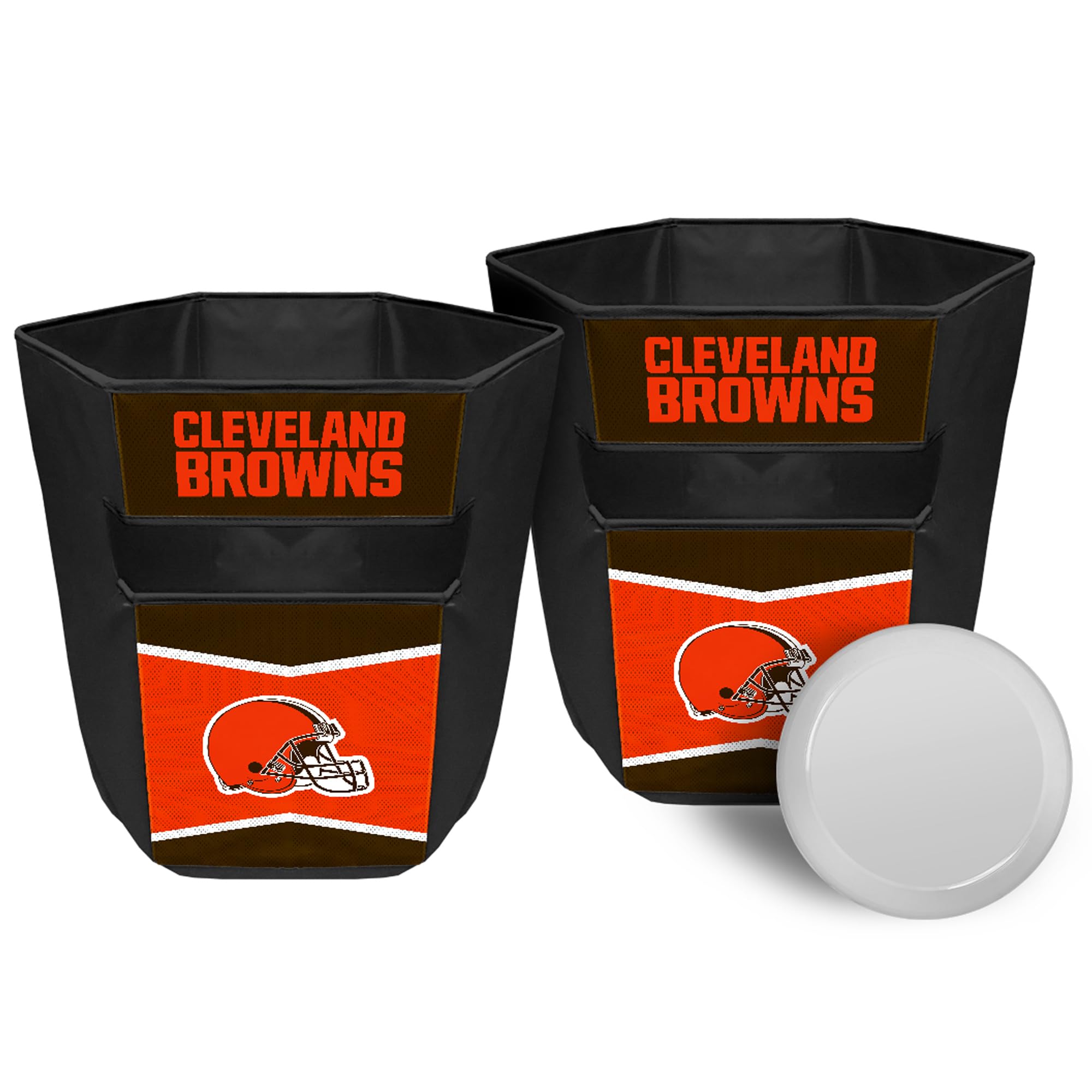 NFL Disc Duel Game - Official Football Tossing Game for Outdoor Fun, Backyard, Tailgating & Parties
