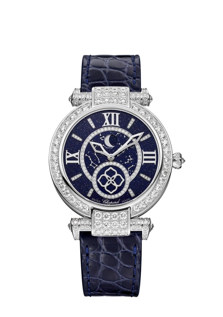 Chopard Imperiale Moonphase Ethical 18K White Gold & Diamond Ladies Watch - Luxury Women's Timepiece for Formal Events & Special Occasions