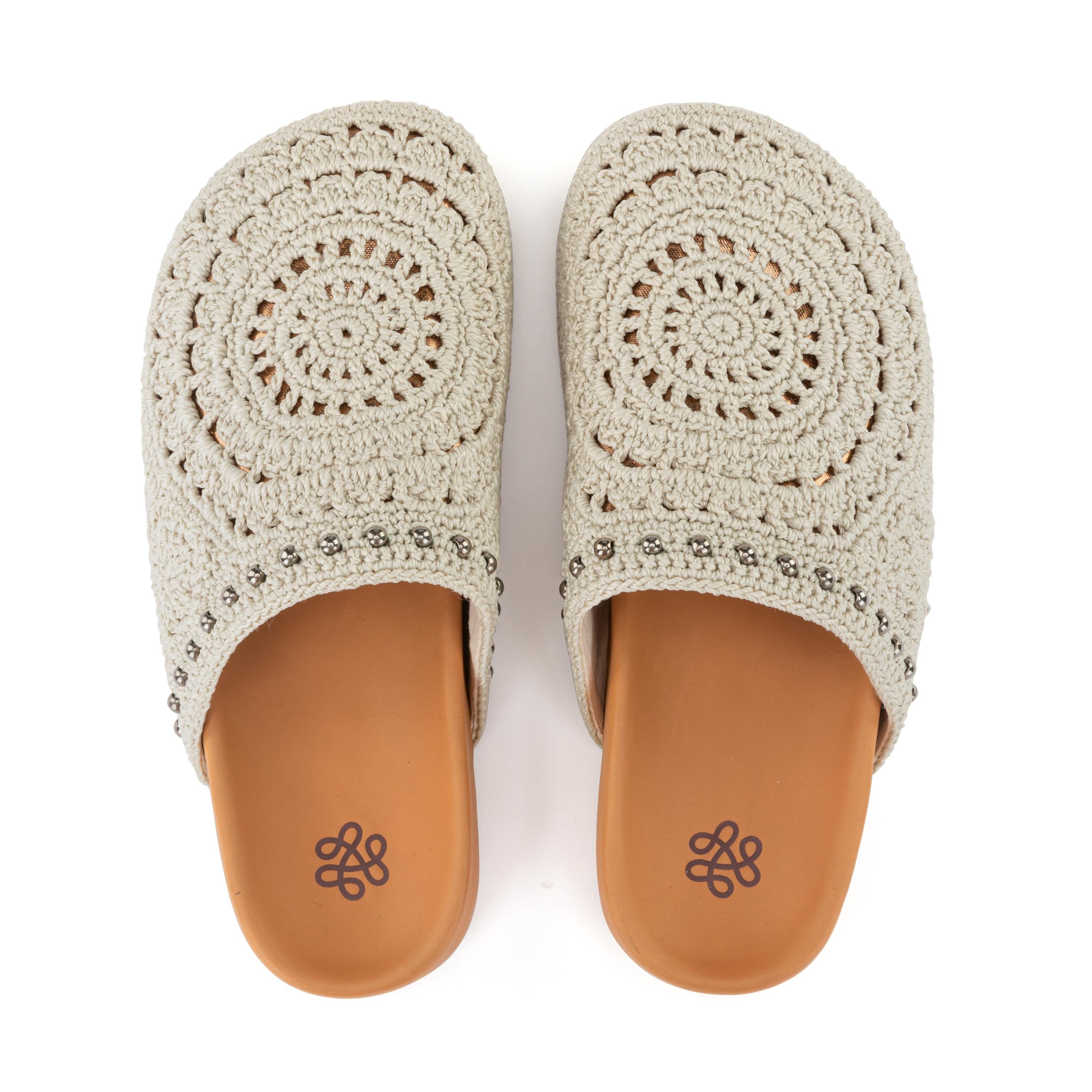 Bolinas Crochet Clogs for Women - Comfortable Handmade Summer Slippers with Arch Support - Perfect for Beach, Home, and Casual Outings