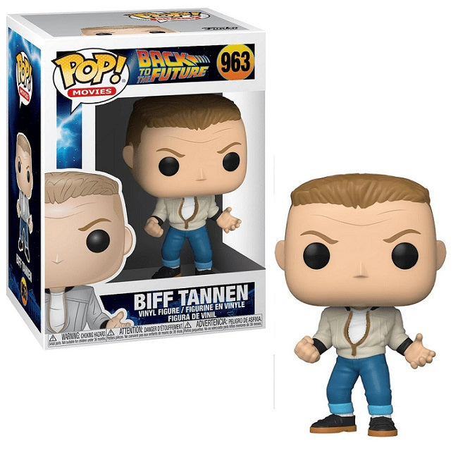 Back to the Future Biff Tannen Pop! Vinyl Figure #963 - Collectible Movie Character Toy for Fans & Gift Idea