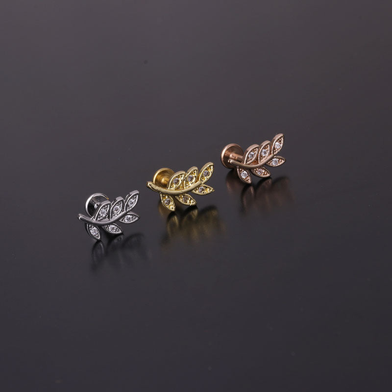 16G Cartilage Safety Pin Fish Bone Helix Piercing Stud - Surgical Steel Body Jewelry for Ear, Nose & Lip | Perfect for Punk, Gothic & Alternative Fashion Styles | HSPJ297