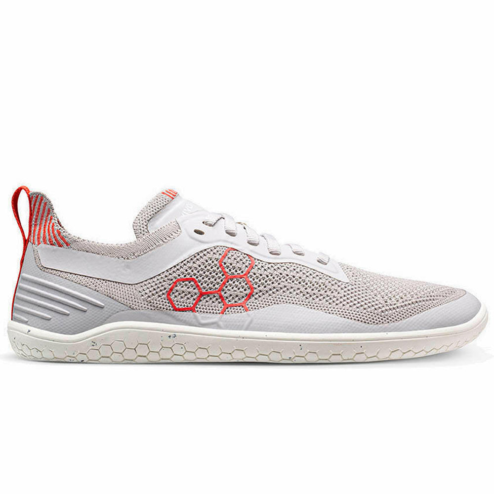 Vivobarefoot Geo Racer Knit Men's Running Shoes - Moonstone Color, Size 14 D Medium | Barefoot Minimalist Trail & Road Running, Gym Workouts, Travel & Everyday Comfort
