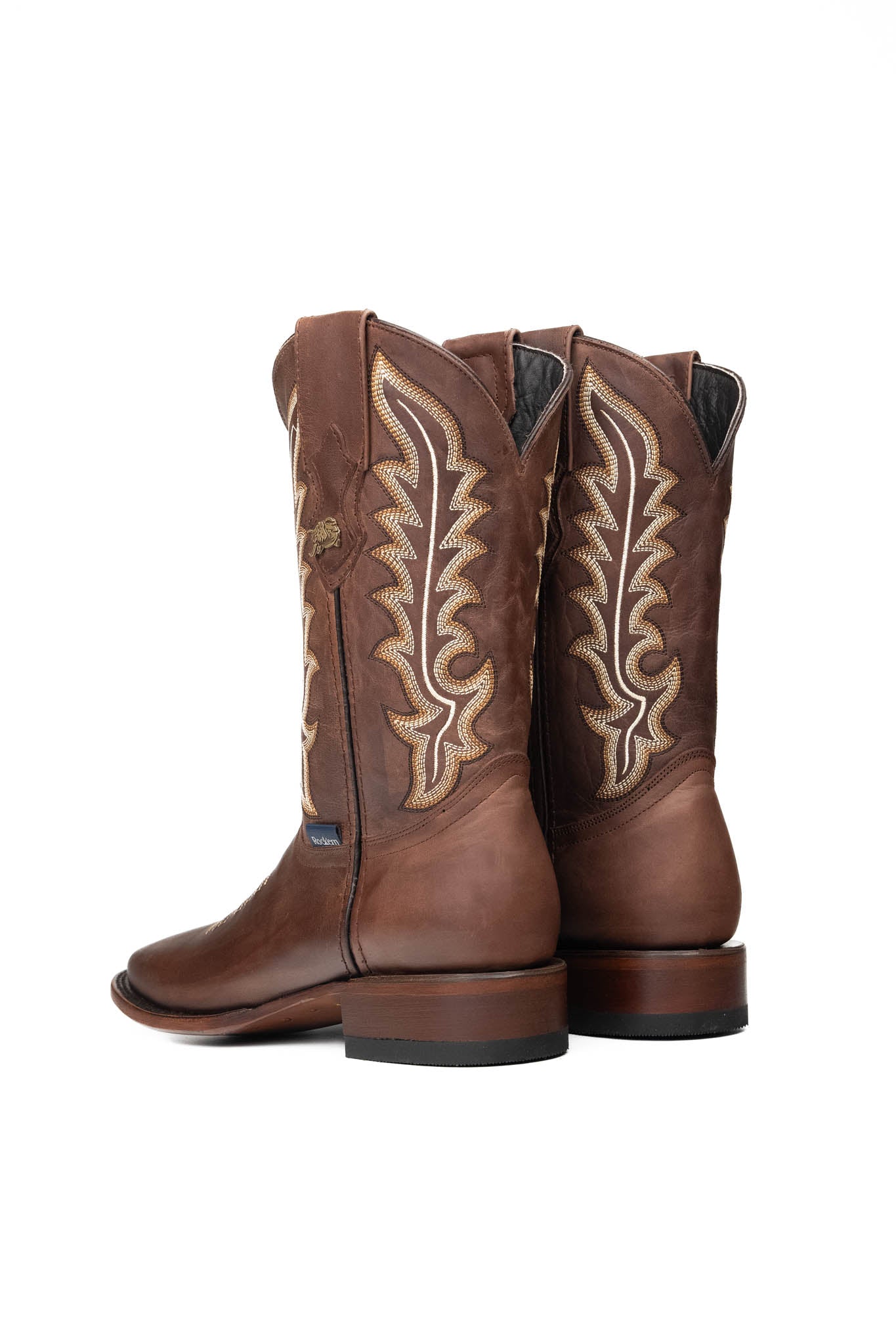 **Midland Square Toe Cowboy Boots for Men - Western Work & Riding Boots - Durable Leather & Comfortable Fit for Ranch, Rodeo & Outdoor Adventures**