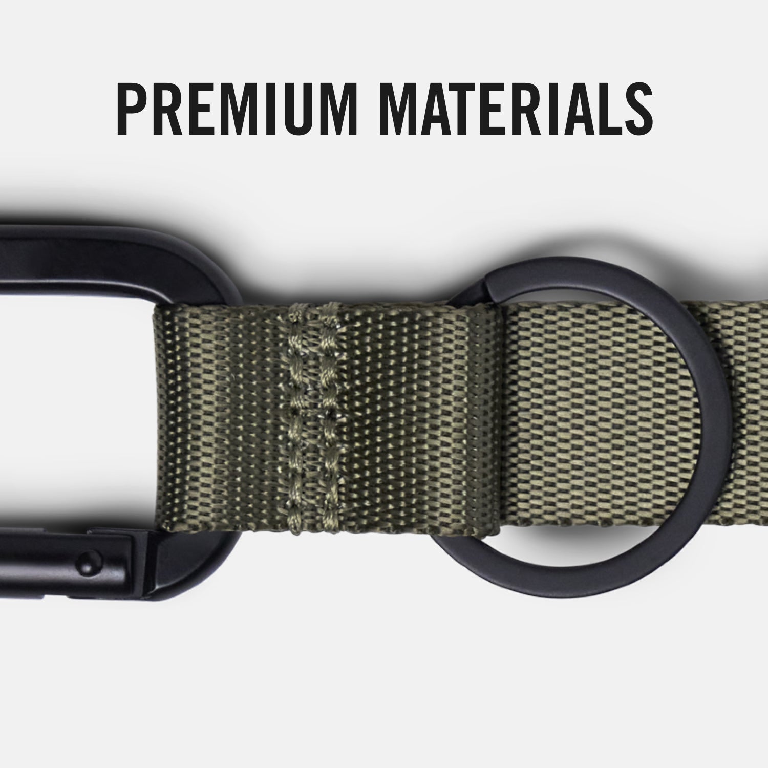 Premium Matte Olive Keychain - Durable Everyday Carry Accessory for Keys, Wallets & Bags | Perfect for Home, Office & Travel Use