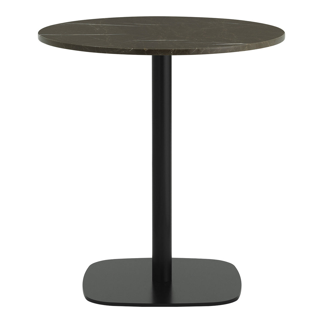 Round Cafe Table - Modern & Durable Indoor/Outdoor Dining Table for Restaurants, Patios, and Home Decor