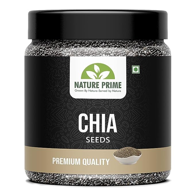 Organic Chia Seeds 250g - Superfood for Weight Loss, Energy & Digestion | Premium Jar Pack | Perfect for Smoothies, Baking & Healthy Snacks