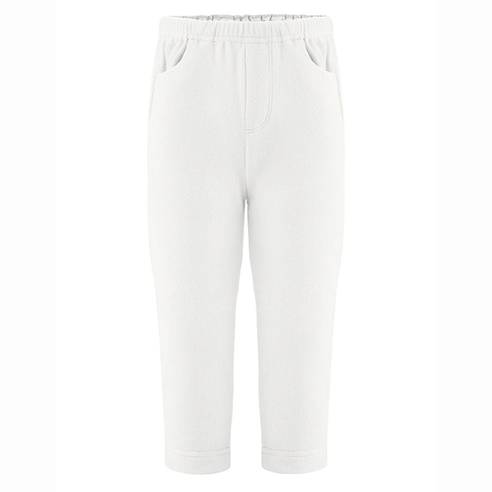 Poivre White Girls' Micro Fleece Pants - Soft & Warm Winter Fleece-Lined Leggings for Toddler & Kids - Perfect for Playtime, School & Outdoor Activities
