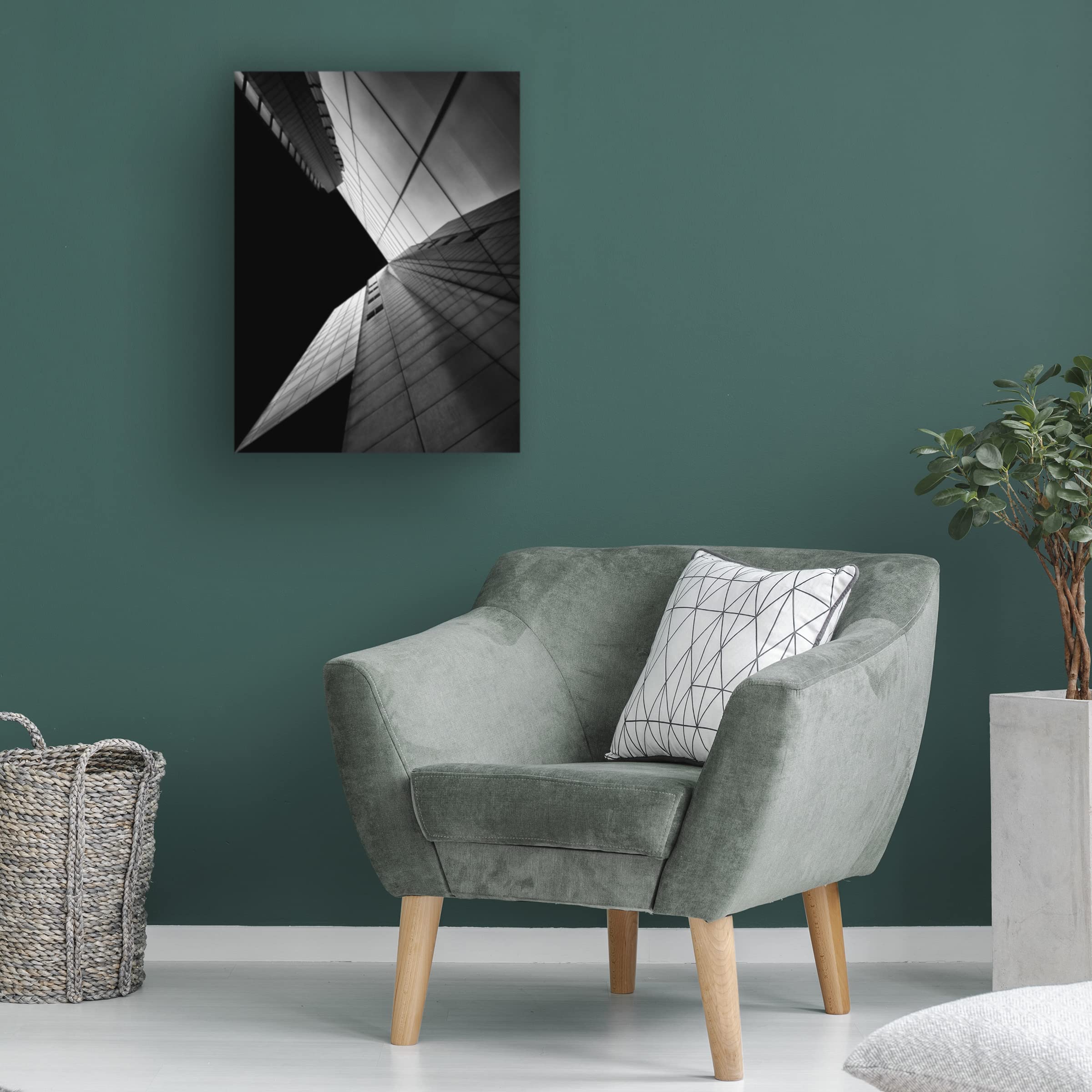 Trademark Fine Art 'Shapes Of Light' Canvas Wall Art by Yvette Depaepe - Modern Abstract Painting for Living Room, Bedroom & Office Decor