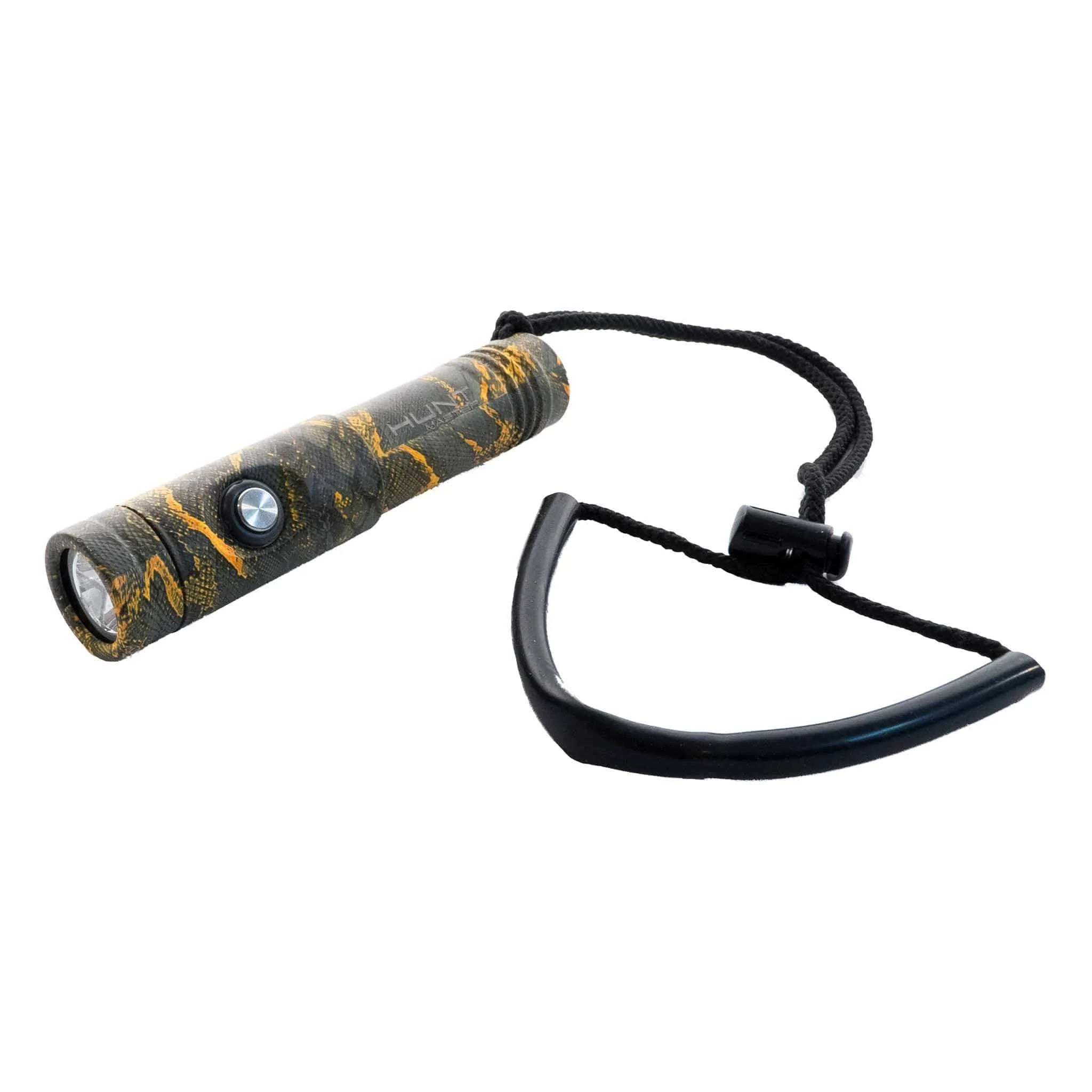 Hunt Master Halo Dive Torch 1050 Lumens - Waterproof Flashlight for Scuba Diving & Night Hunting (Camo/Black) | Perfect for Underwater Exploration & Outdoor Adventures