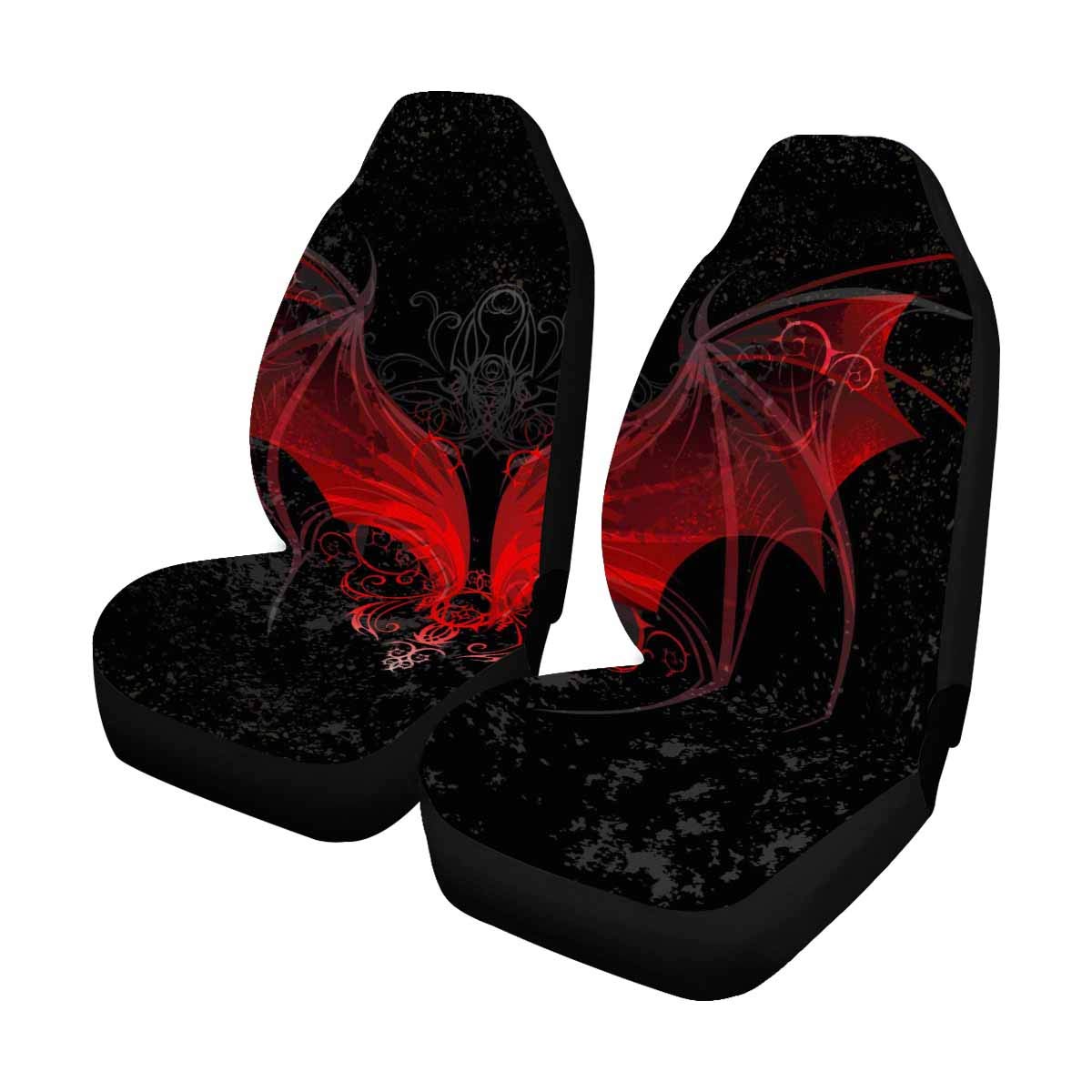 InterestPrint Bohemian Elephant Paisley Printed Car Seat Covers - Unique Design for Each Piece | Stylish Protection for Vehicles, SUVs & Trucks | Perfect for Travel, Commuting & Road Trips