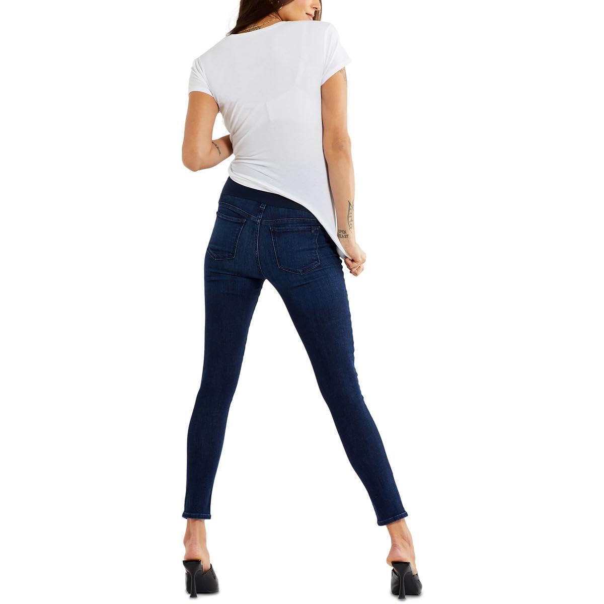 Joe's Jeans Icon Ankle Maternity Jeans - Stretch Denim Pants for Pregnant Women | Comfortable & Stylish for Everyday Wear, Work & Casual Outings
