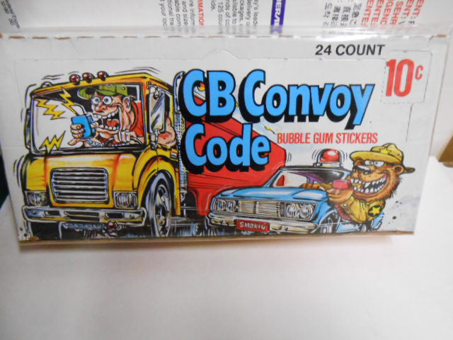 Vintage CB Convoy Rare Full Card Box Set from 1970s - Collectible Trading Cards for Nostalgic Gaming & Display