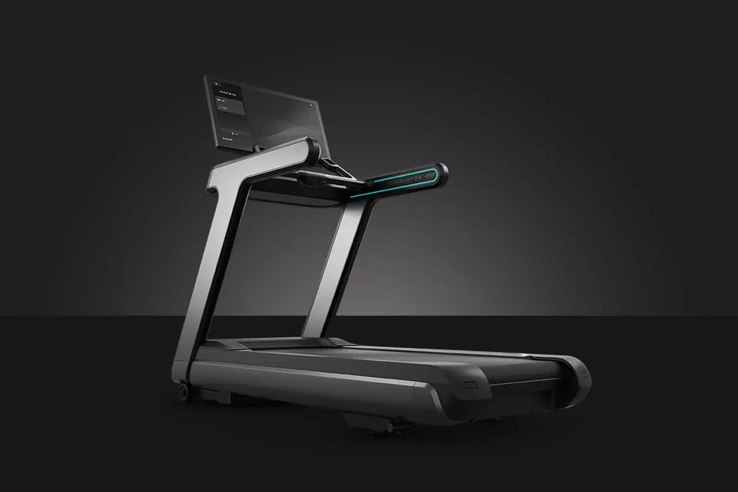 Matrix Onyx Treadmill - Foldable Electric Running Machine with LCD Display & Bluetooth Speakers for Home Gym, Cardio Workouts & Indoor Fitness Training