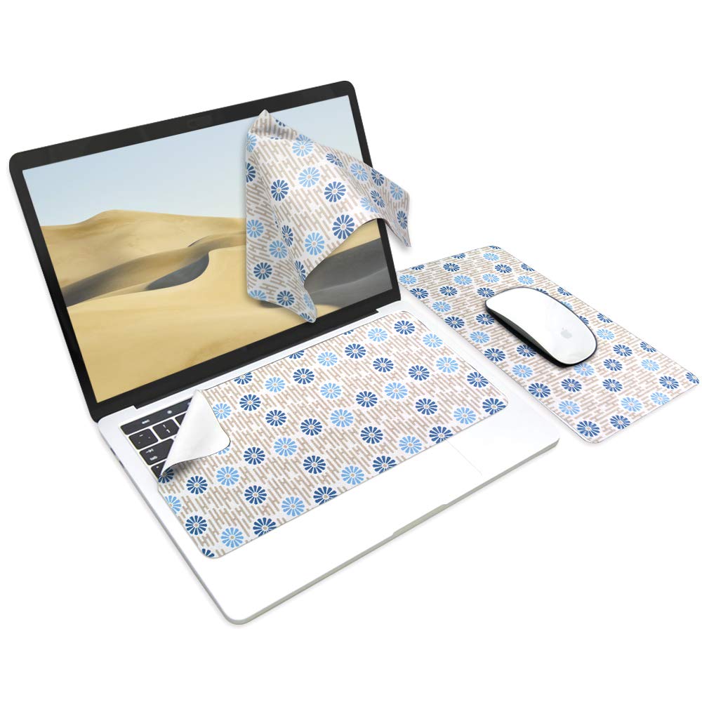 SenseAGE 3-in-1 Mouse Pad - Washable Keyboard Mat & Monitor Protector for Laptop (Oil-Paper Umbrella Design) - Perfect for Office & Gaming