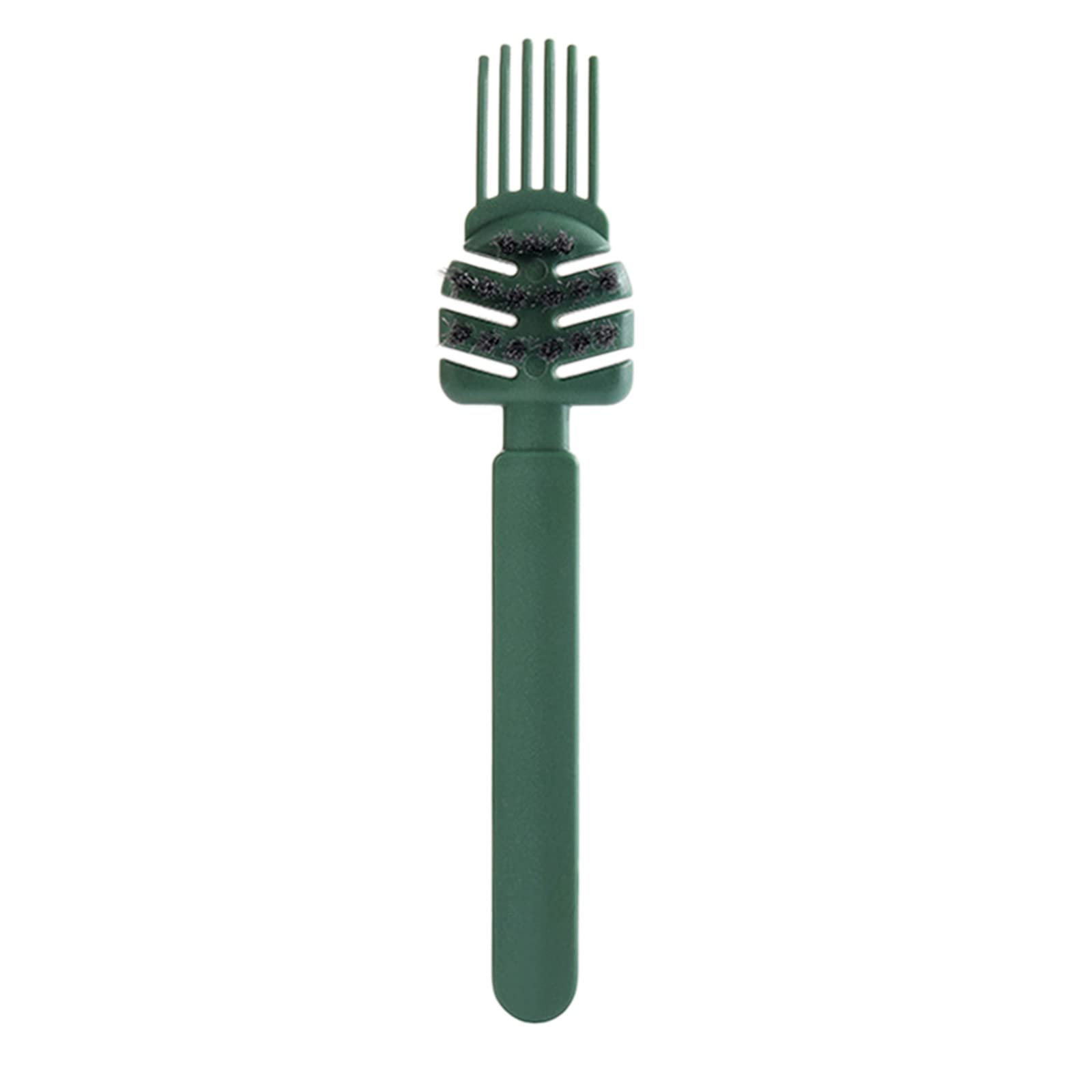 2PCS Comb Cleaning Brush - Hollow Air Bag Comb & Curly Hair Massage Tool - Easy Cleaning Brush for Shower Drain Hair Removal (Green, One Size) - Perfect for Bathroom, Salon & Home Hair Care