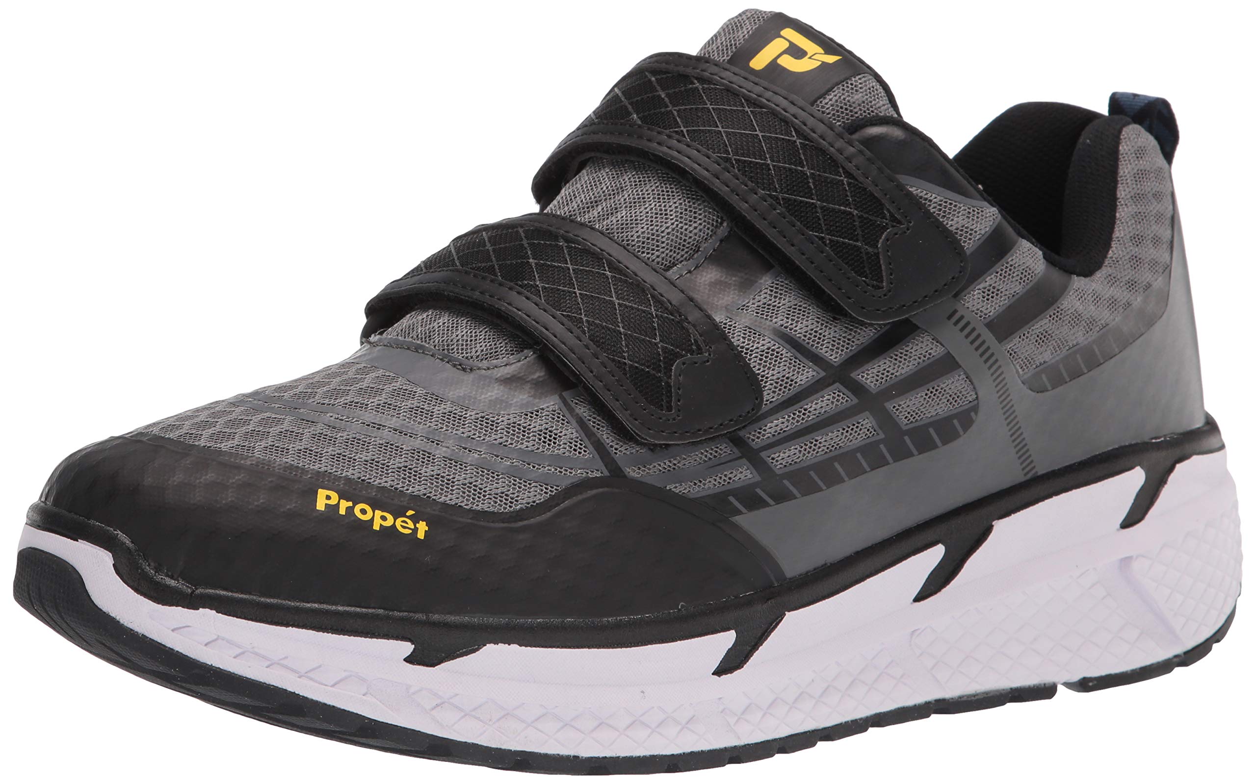Propét Men's Ultra Strap Sneaker - Comfortable Walking Shoes for Men with Adjustable Straps | Perfect for Walking, Travel & Everyday Wear