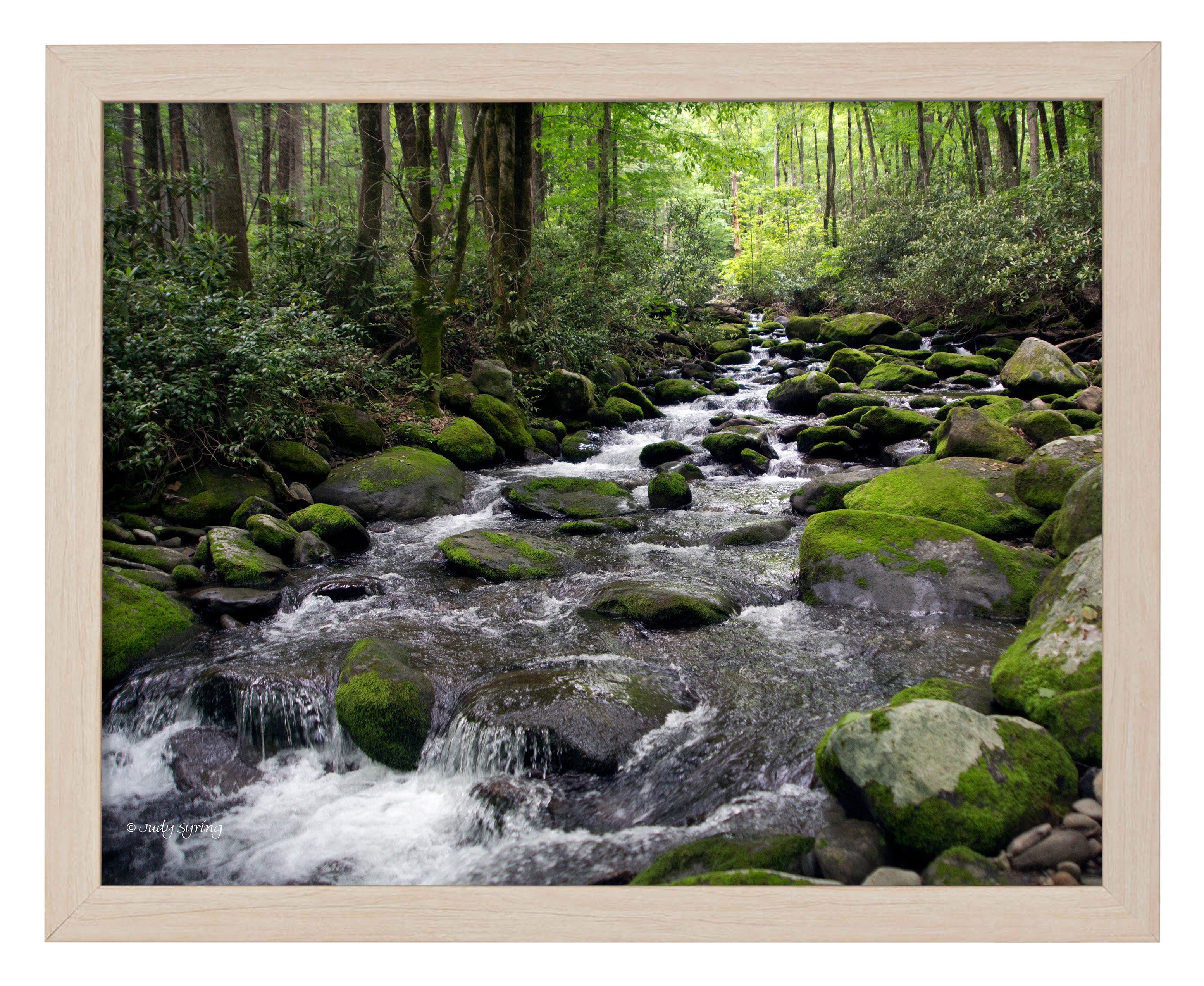 Stunning Cascading Stream Art Prints - Nature Landscape Wall Decor for Living Room, Bedroom & Office - Perfect Gift for Home & Office Decor