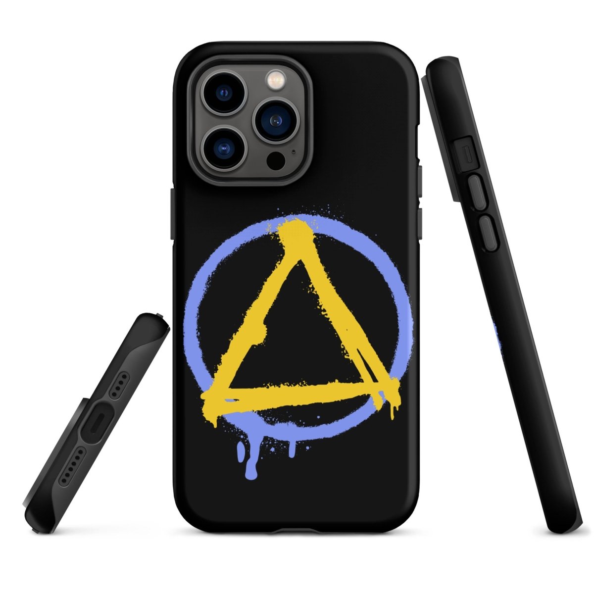 Sober Symbol Durable Shockproof iPhone Case - Protective Cover for iPhone 14/13/12/11 Pro Max XR XS - Slim Fit Anti-Scratch Phone Case for Everyday Use & Outdoor Activities