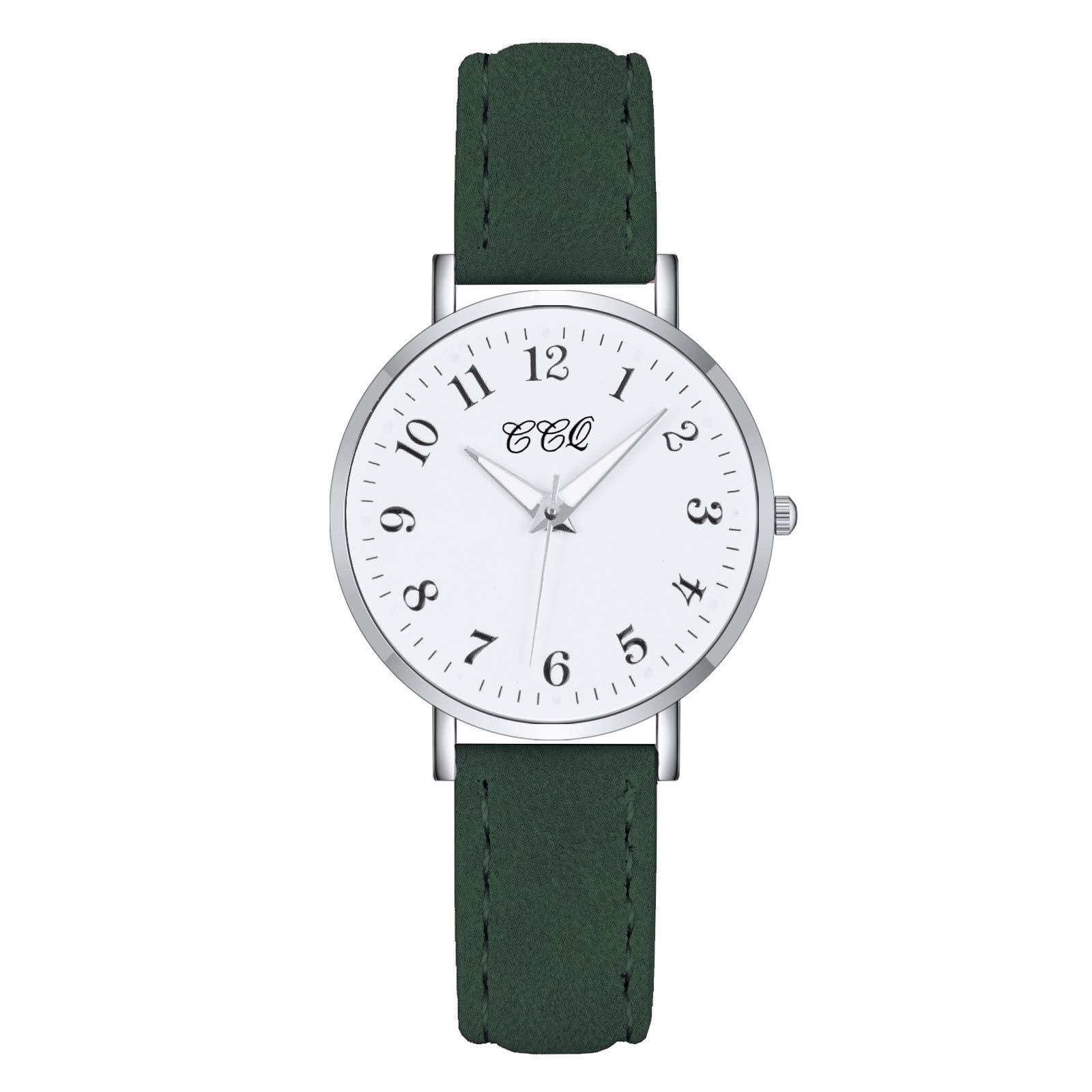 Stylish Casual Leather Strap Watch for Women & Men - Quartz Movement, Fashionable Unisex Timepiece - Perfect for Daily Wear, Office, and Outdoor Activities