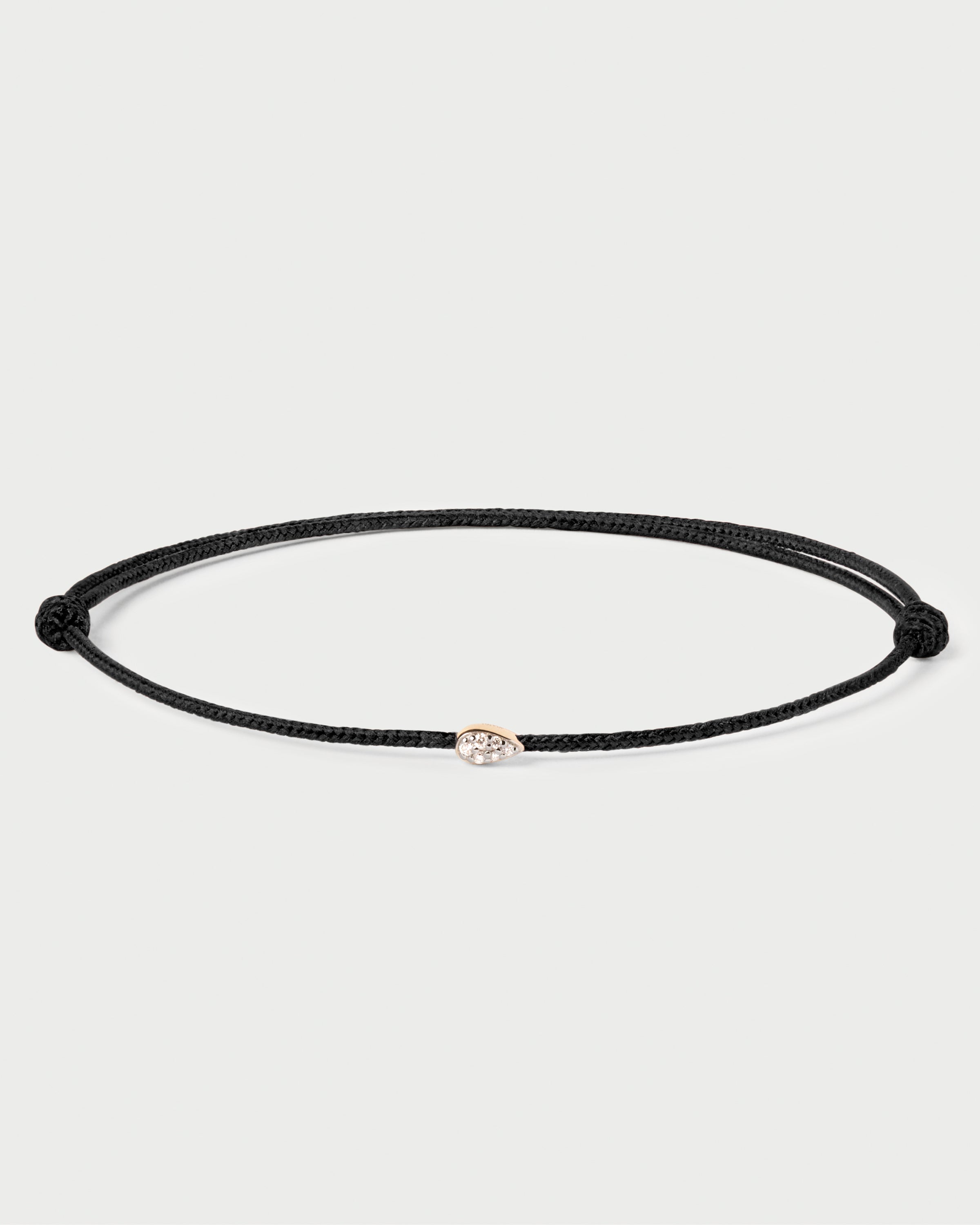 Isa Diamond Cord Bracelet - Elegant Adjustable Beaded Bracelet for Women | Perfect for Gifts, Parties & Everyday Wear