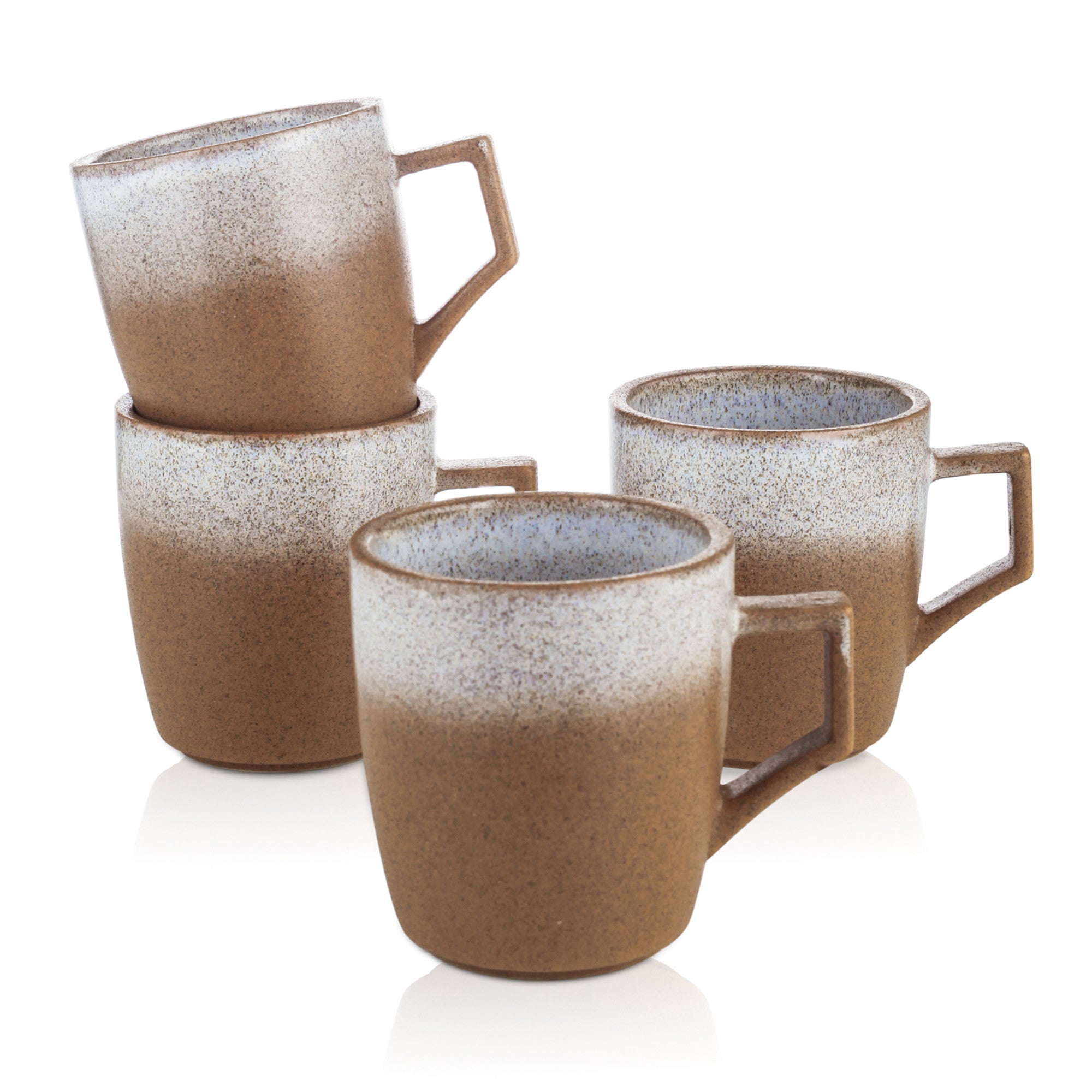 Vince Stoneware Coffee Mug - 16oz Brown Ceramic Cup for Hot & Cold Drinks - Perfect for Home, Office, or Gift Giving
