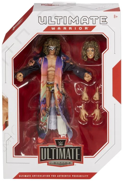 WWE Ultimate Edition Greatest Hits Ultimate Warrior Action Figure - Collectible Wrestling Toy for Fans & Display