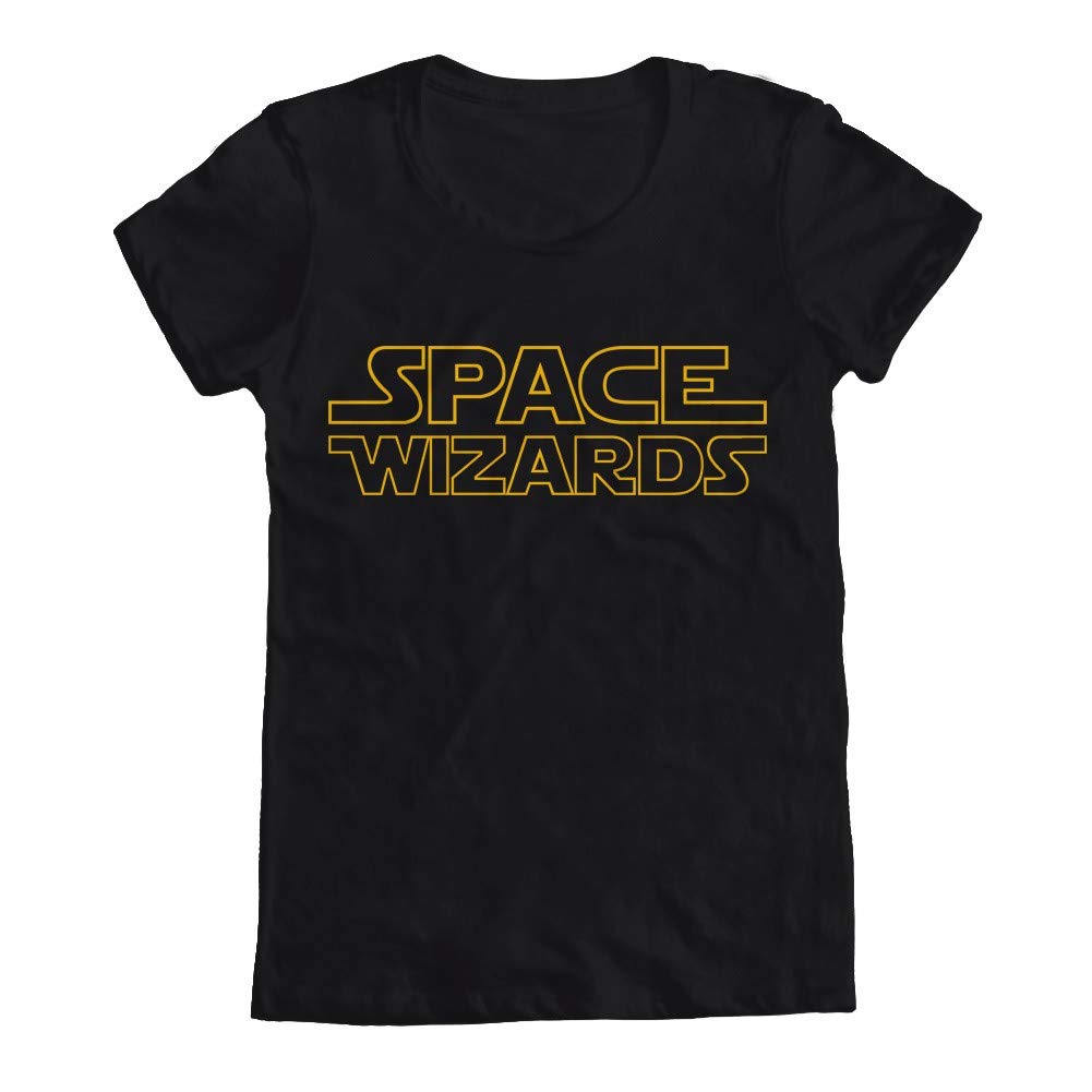 Space Wizards Graphic Tee for Women | Geek Teez Sci-Fi T-Shirt | Perfect for Cosplay, Comic Con & Everyday Wear