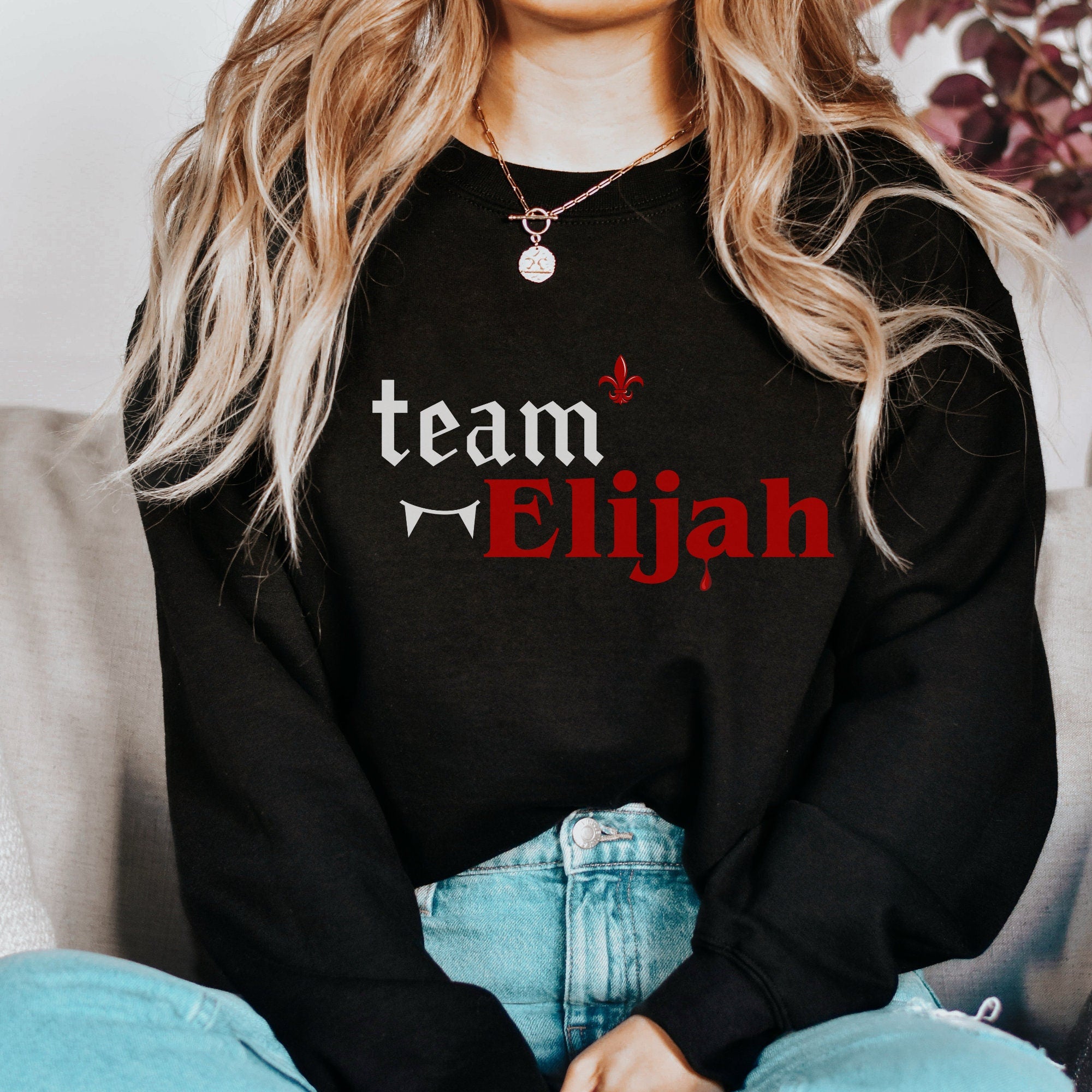 The Originals & Vampire Diaries TV Show Merchandise - Elijah Mikaelson & Klaus Mikaelson Hooded Sweatshirt for Men & Women | Perfect for TVD Fans, Cosplay, and Casual Wear