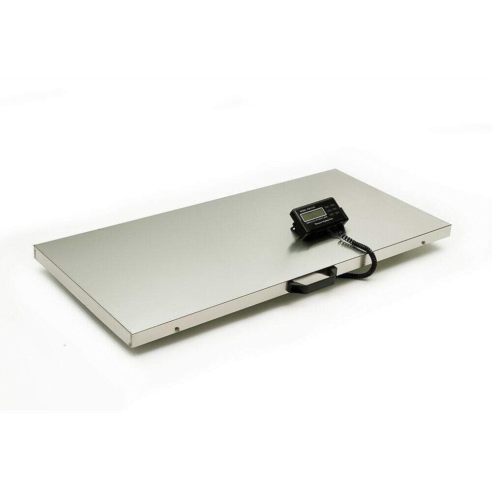 300Kg/660Lbs Heavy Duty Digital Livestock Scale - Large 103x53cm Stainless Steel Platform for Weighing Animals, Pets & Farm Animals (Dogs, Cats, Pigs, Goats, Cattle, Sheep) - Perfect for Veterinary Clinics, Farms, Animal Husbandry & Shipping
