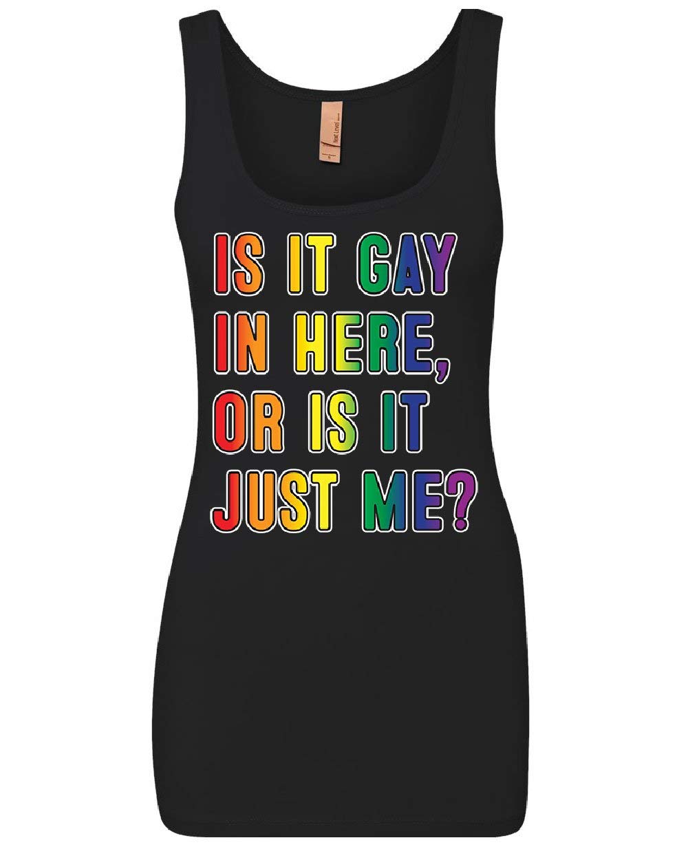 Funny Gay Pride Women's Tank Top - LGBTQ+ Humor Graphic Tee for Pride Parades, Festivals & Everyday Wear