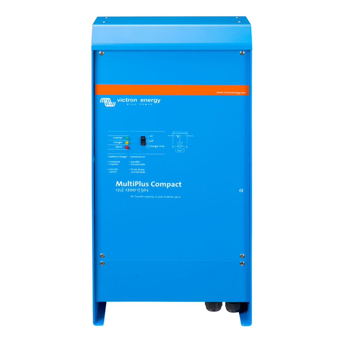 Victron Energy MultiPlus Compact 12V 1200VA 50A 230V Inverter/Charger with VE.Bus - Perfect for RVs, Boats & Off-Grid Solar Power Systems