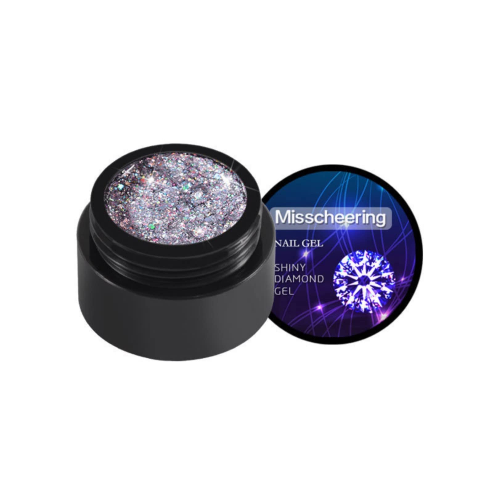 8 Colors Glitter Gel Nail Polish Set - Shining Diamond Gel Polish for Women, 5ML Chunky Nail Glitter for Manicure & Nail Art Design (Perfect for Parties, Weddings, Holidays & Special Occasions)