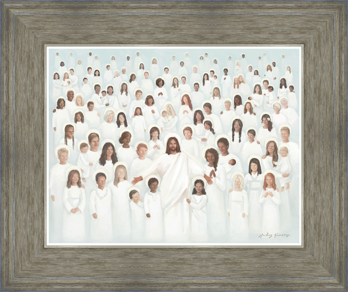 Body Of Christ By Hailey Kinsey - Inspirational Christian Wall Art for Home & Church Decor - Perfect for Living Room, Bedroom & Prayer Space