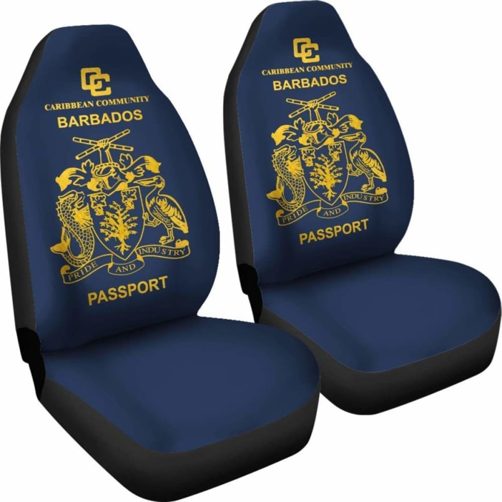 Premium Barbados Car Seat Covers - Universal Fit for Cars, Trucks & SUVs | Durable & Stylish Protection | Perfect for Travel, Commuting & Road Trips